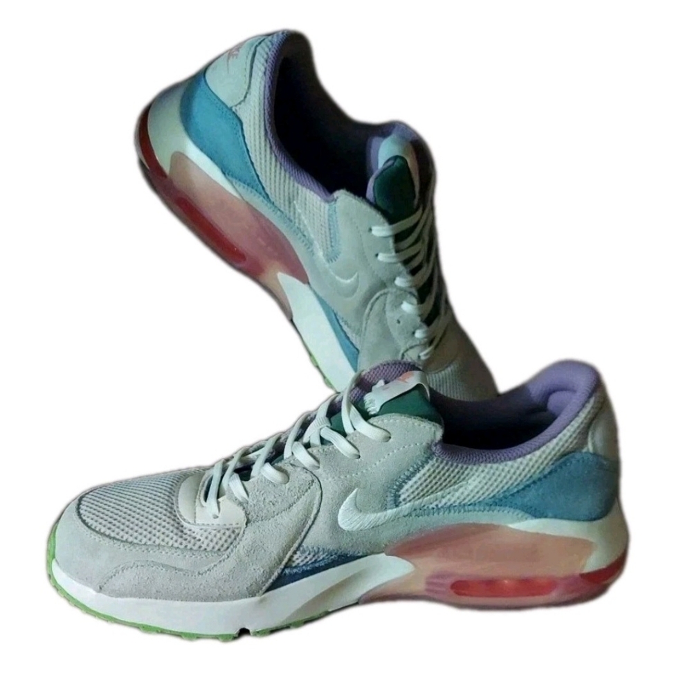 Nike Air Max Sz 12 Womens Excee Gray Blue Pink White Running Walking Sneakers - Picture 8 of 14